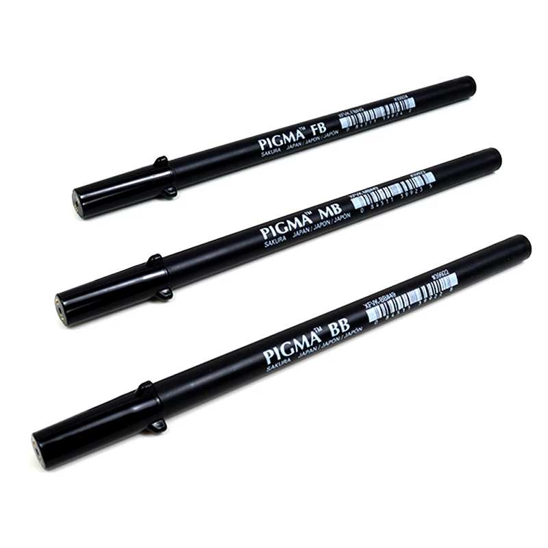 Sakura Pigma Brush Pens · Set of 3