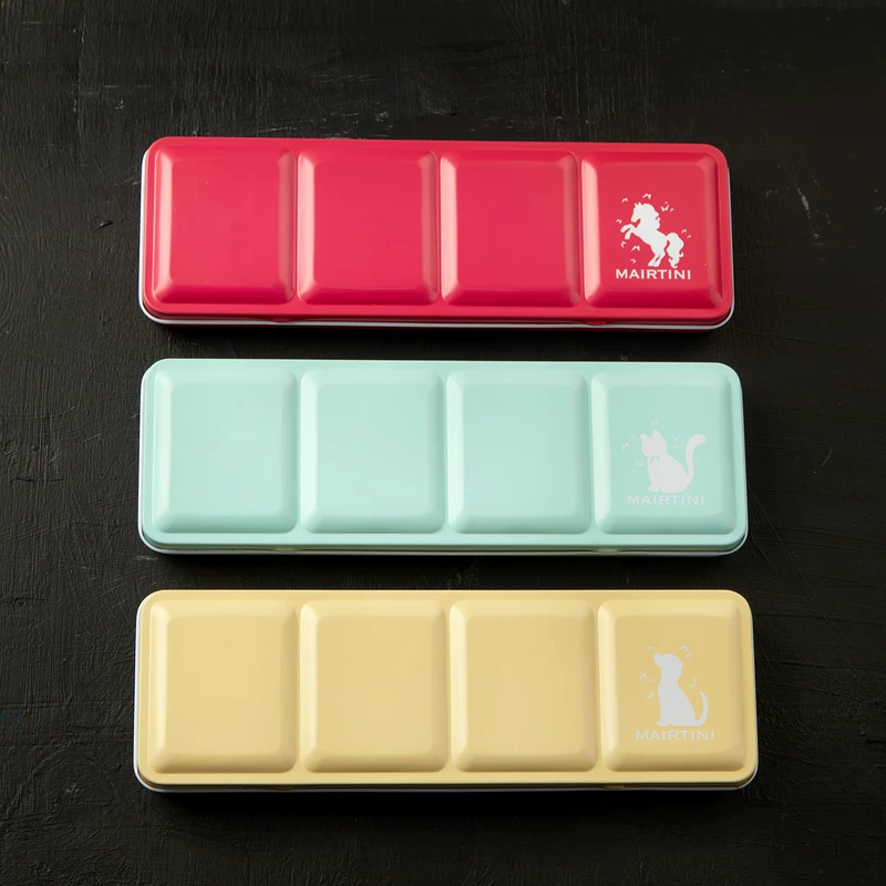 Radiance Academy Watercolour · 24 Half Pans, Mint Cat Tin